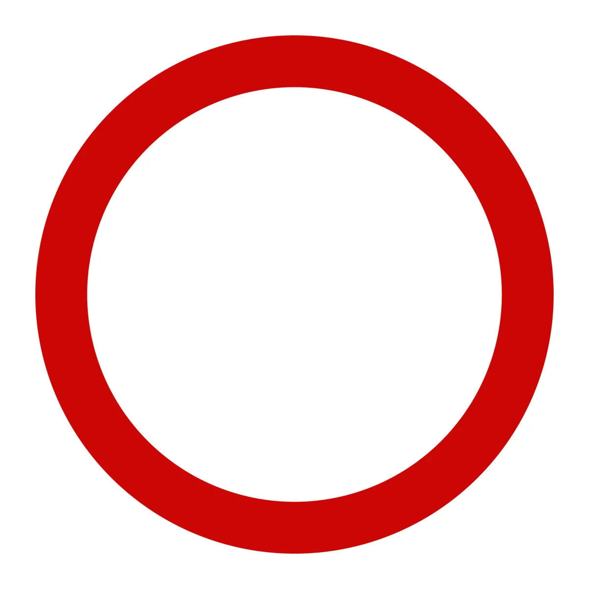 Indicator C2 – Circulația interzisă în ambele sensuri, Ø60 cm, Clasa I