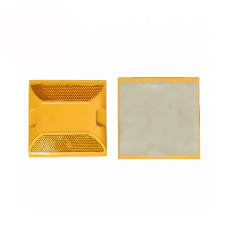 Reflective Road Button made of ABS, 2 Reflective, 10×10×2 cm - imaginea 2