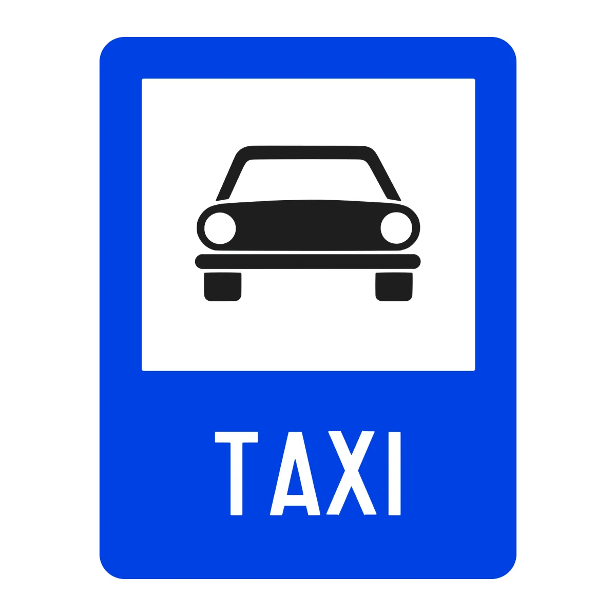 Indicator G16 – Stație de taximetre, 50x65 cm, Clasa I