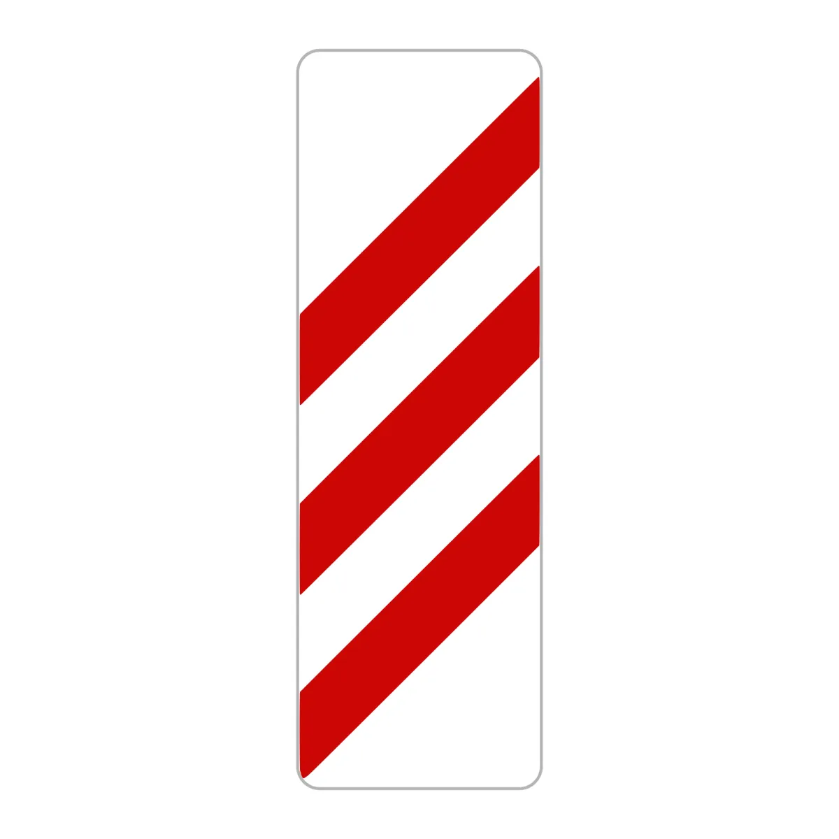 A42 Panel – Level Crossing Countdown Marker, 3 Bars, 33x100 cm, Class I