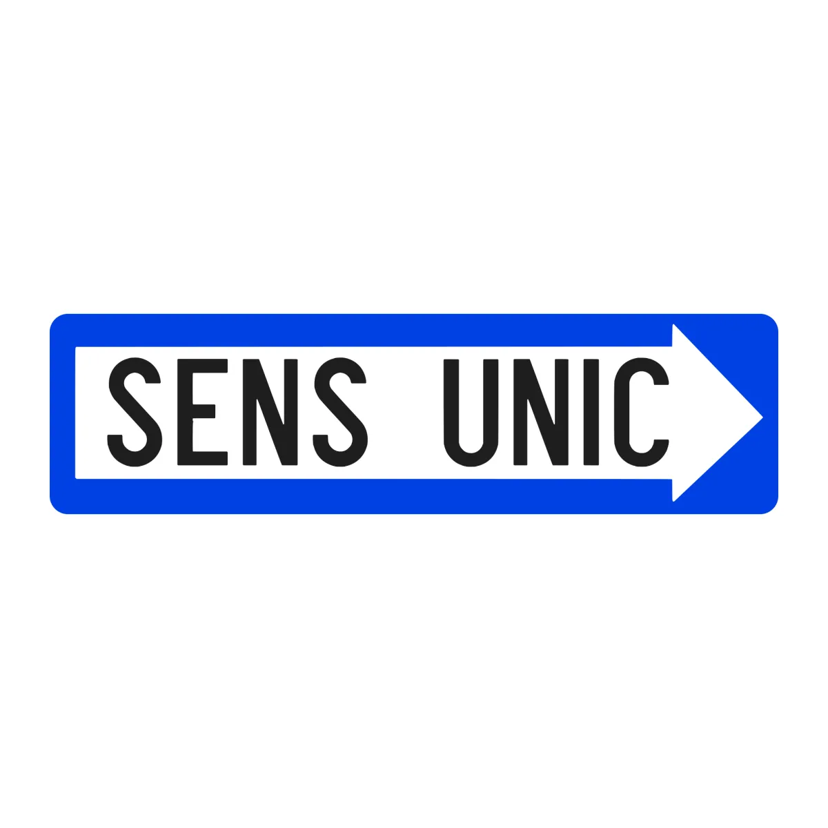 Indicator G5 – Sens unic, săgeata spre dreapta, 120x33 cm, Clasa I