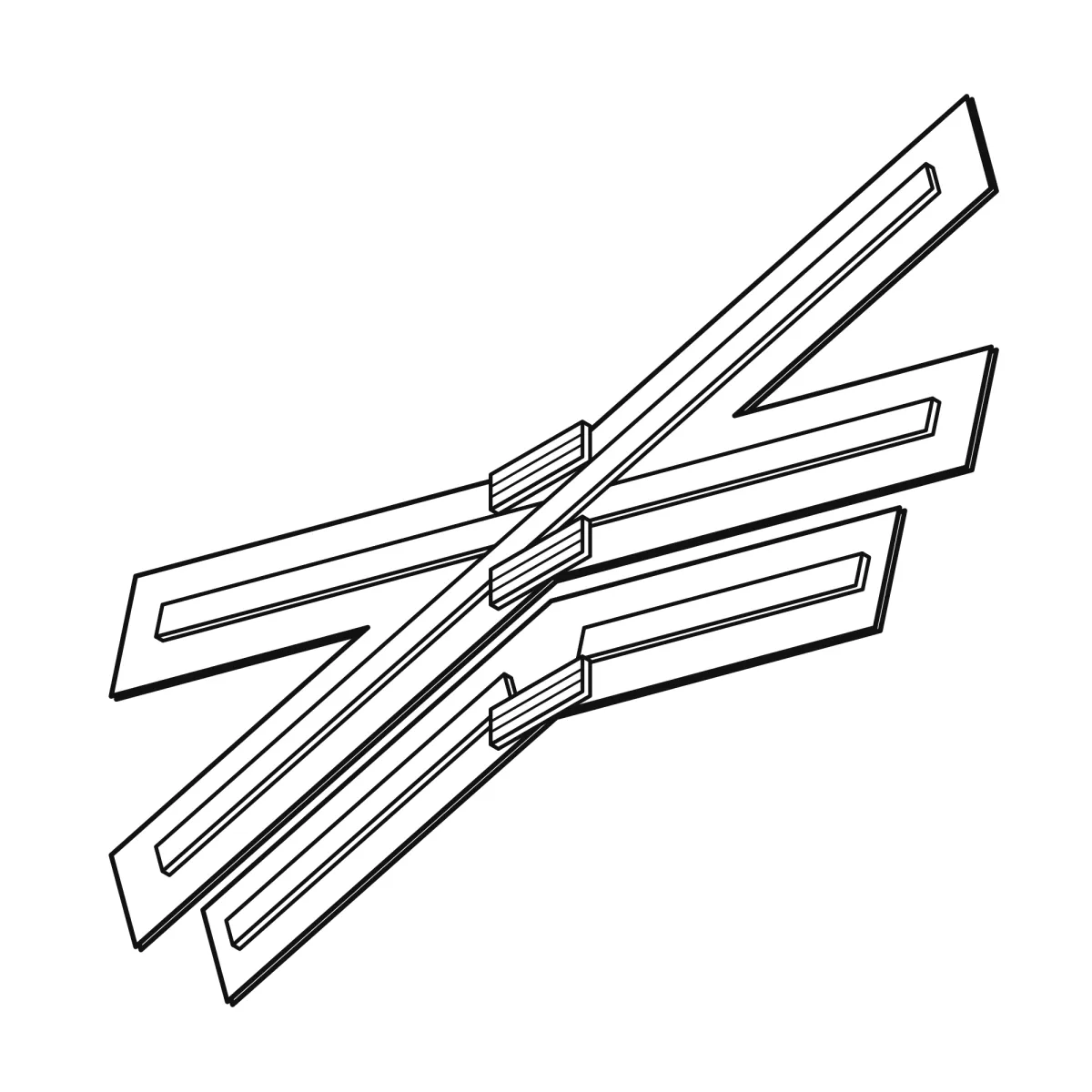 A48 Sign – Level Crossing, Double Track, No Barriers, Class I - imaginea 3