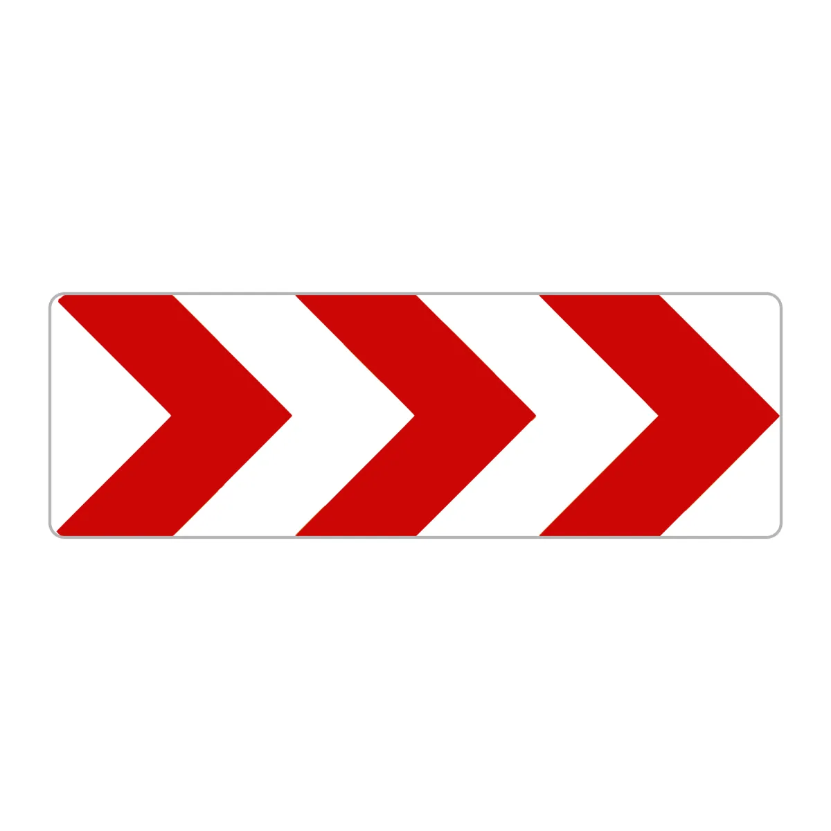 A5 Sign – Particularly Dangerous Bend, 150x50 cm, Class I