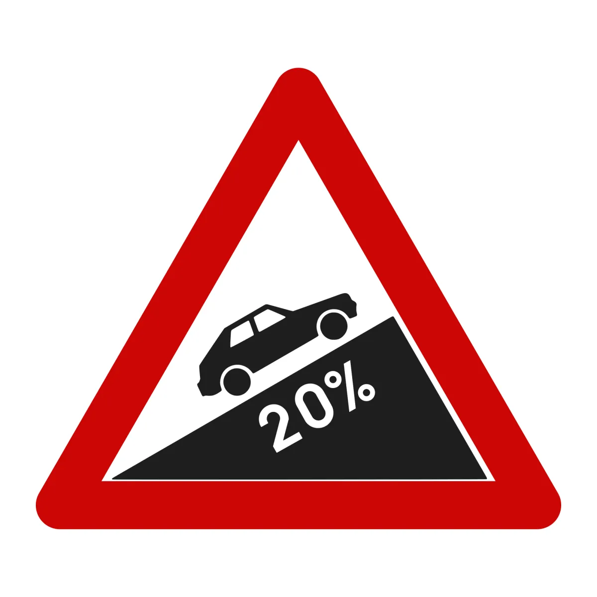 Indicator A8 – Urcare cu înclinare mare 20%, 70 cm, Clasa I