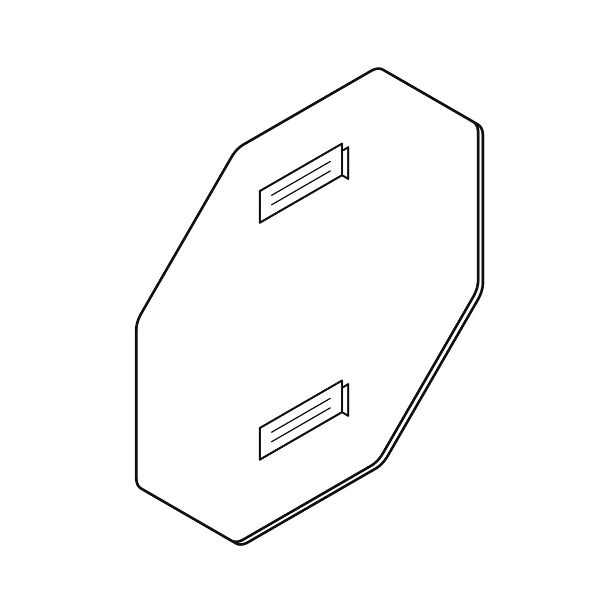 B2 Priority Sign – Stop, 60 cm, Class I - imaginea 3