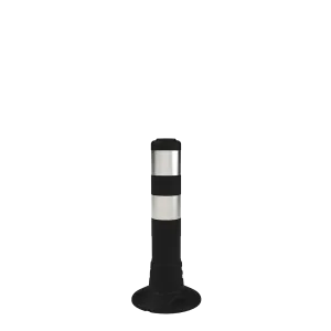Stâlp Delimitator Flexibil din TPU, 45 cm, Negru