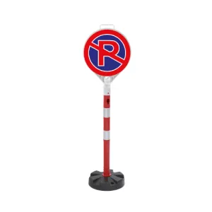 Set Stâlp Mobil Ø6,3 x 100 cm cu Indicator „Parcarea Interzisă”