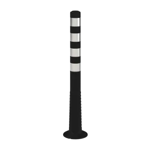 Stâlp Delimitator Flexibil din PE, 100 cm, Negru