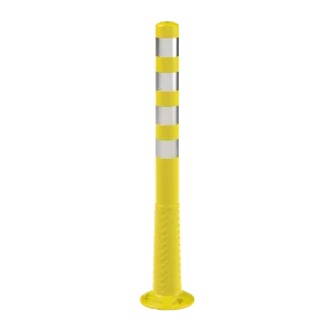 Stâlp Delimitator Flexibil din PE, 100 cm, Galben