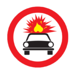 C42 - Accesul interzis vehiculelor care transporta substante explozive sau usor inflamabile