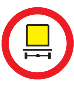 C43 - Accesul interzis vehiculelor care transporta marfuri periculoase