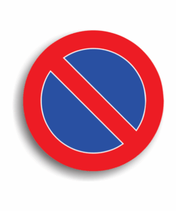 Staționare interzisă, indicatoare rutiere