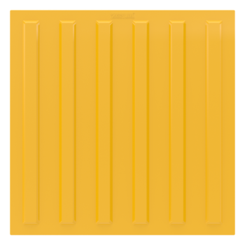 ATZ 9005 - Suprafața Tactila (Directionare), Galben, 40x40x0.8 cm